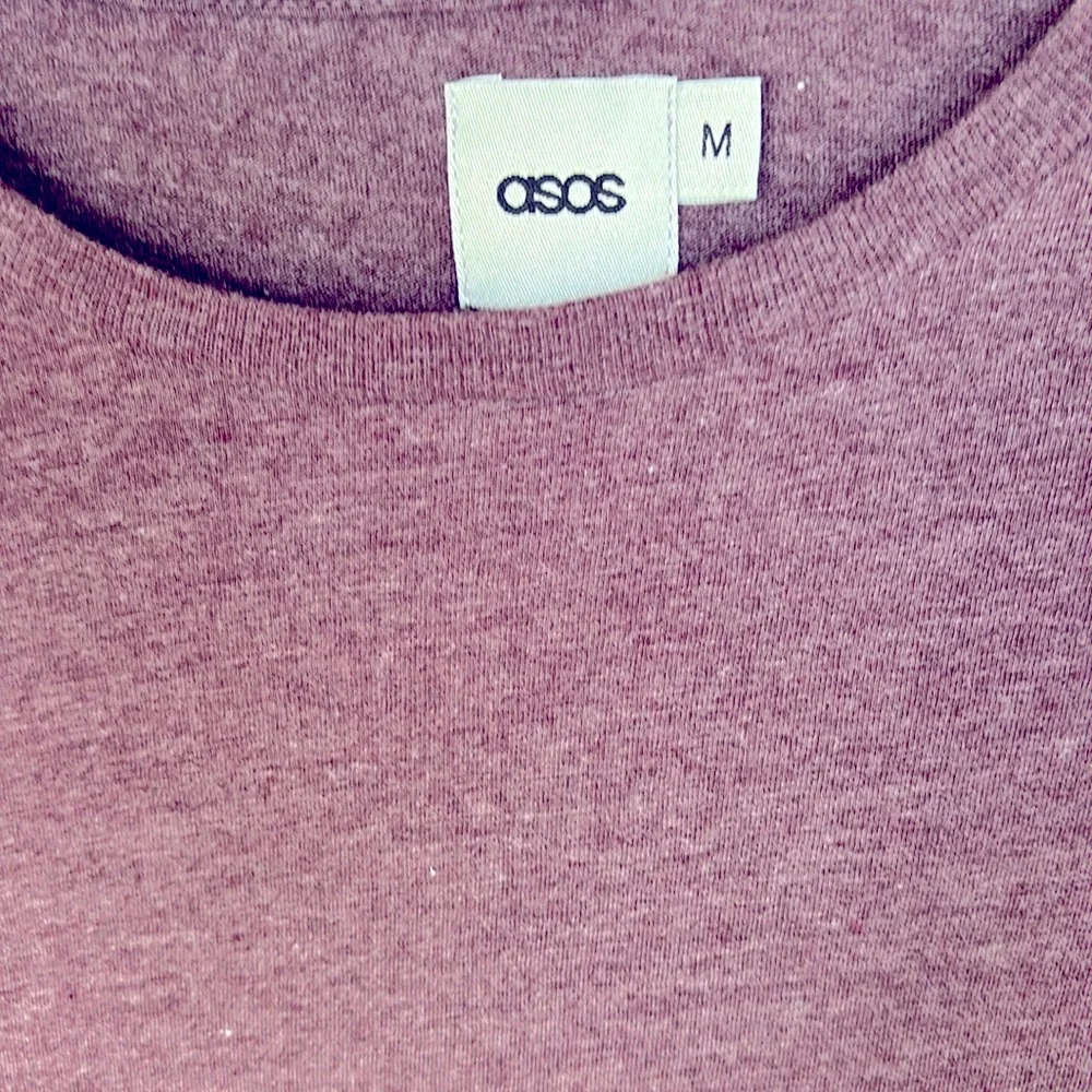 Pre-Owned  ASOS Men’s Long Sleeve Size M - Burgundy - Picture 6 of 13